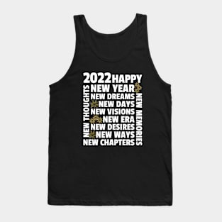 Happy New Year 2022 Tank Top